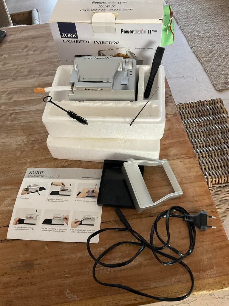 ZORR SIGARETTENMAKER  * injectortype POWERMATIC11 ZGAN, Verzamelen, Rookartikelen, Aanstekers en Luciferdoosjes, Ophalen of Verzenden