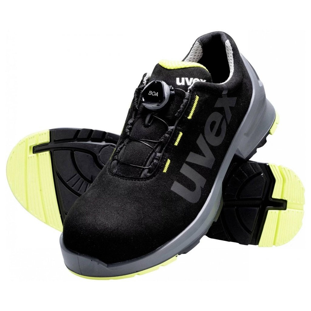 Uvex 6566 6566843 lage veiligheidsschoenen S2 maat 43 NIEUW, Verzenden, Zwart, Nieuw, Werkschoenen