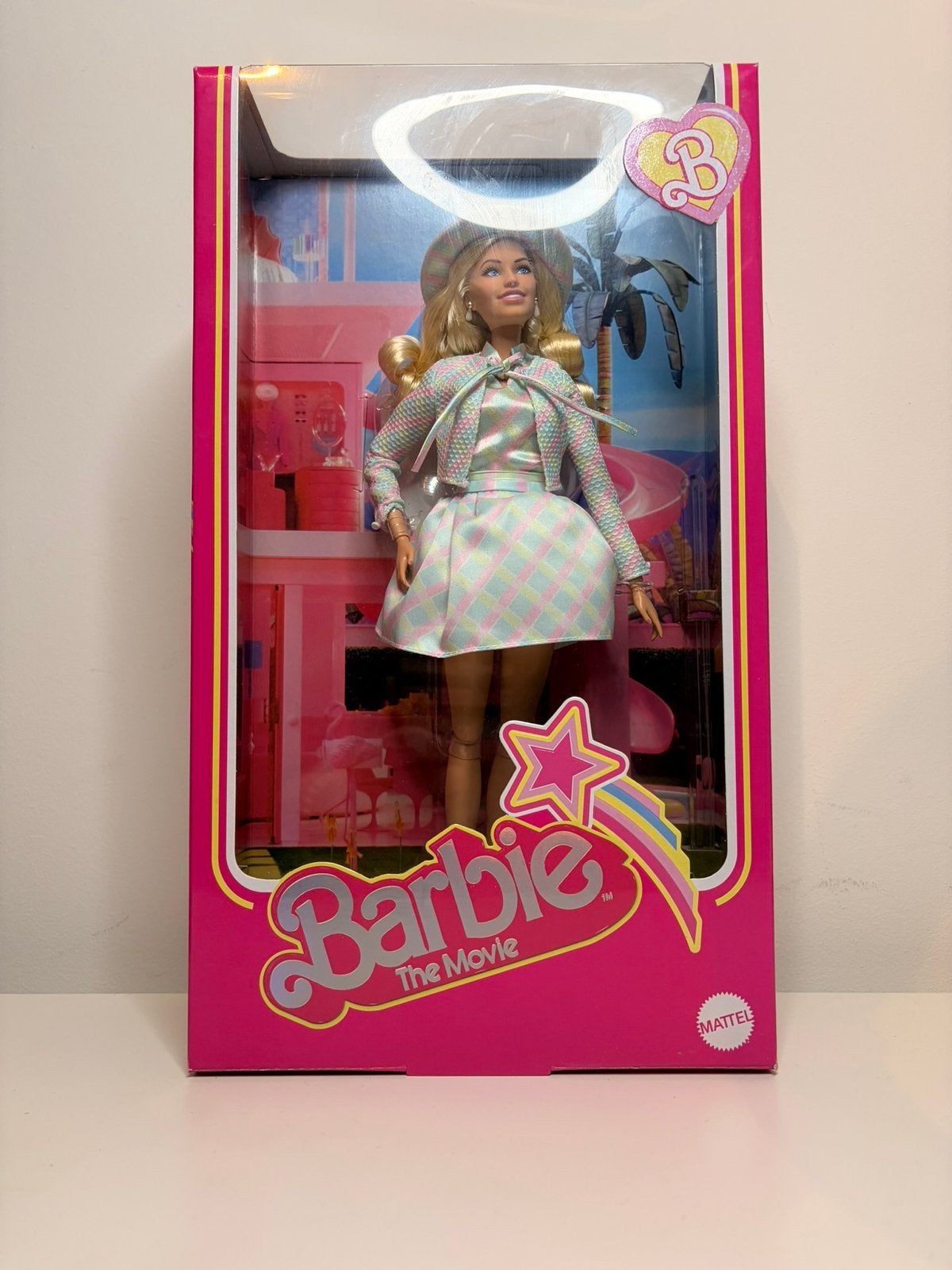 Barbie The Movie Barbie Blue Plaid Outfit, Ophalen of Verzenden, Nieuw, Pop