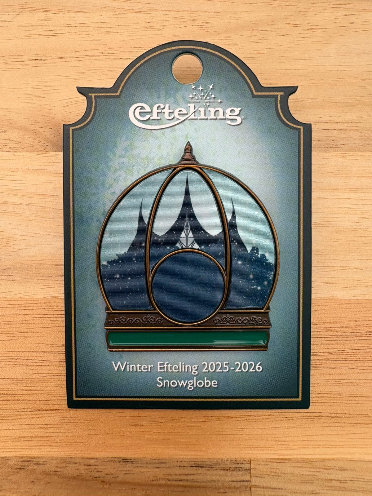 Efteling pin snowglobe winter Efteling 2025-2026 EPP 495, Ophalen of Verzenden, Gebruikt