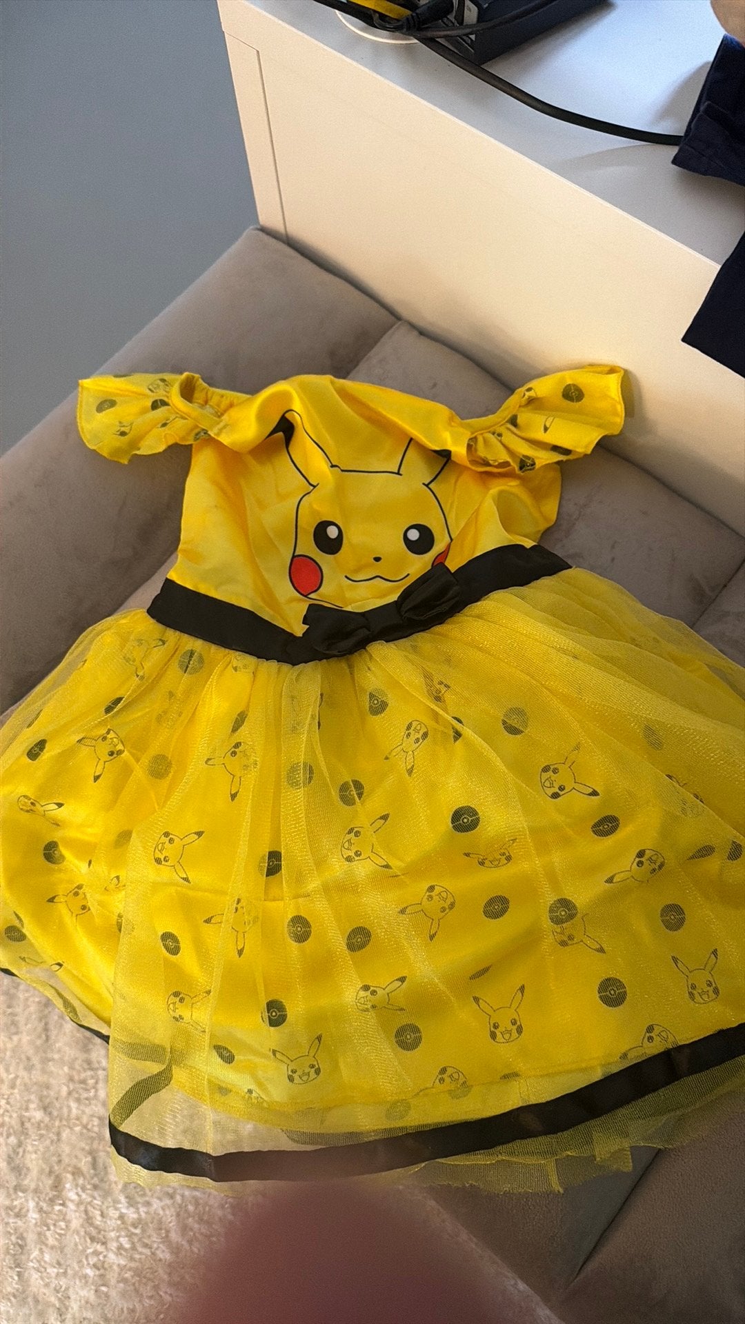 Pokemon jurkje, Kinderen en Baby's, Kinderkleding | Maat 110, Ophalen of Verzenden, Zo goed als nieuw, Meisje, Jurk of Rok