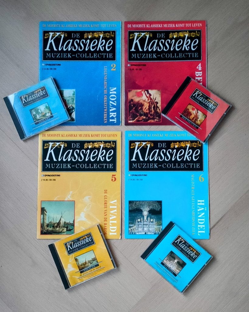 Klassieke Muziek-collectie - deel 2, 4, 5, 6, Ophalen, Zo goed als nieuw, Inclusief boekje, Classicisme