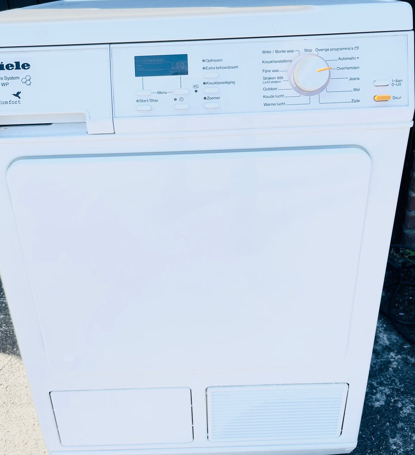 Mooie, Miele Warmtepompdroger 7KG EcoComfort top staat A+++, 6 tot 8 kg, Ophalen of Verzenden, Zo goed als nieuw, Voorlader
