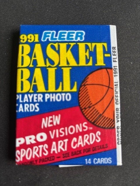Fleer 1991 NBA Basketball Zakje, Verzenden, Nieuw, Overige sporten, Spelerskaart