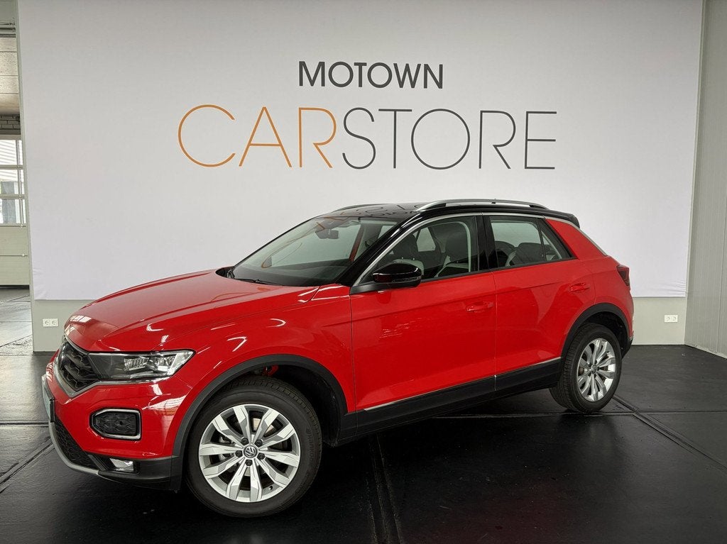 Volkswagen T-Roc 1.5 TSI Sport Virtual Cockpit Navi Pdc Clim, Auto's, Stof, Zwart, 4 cilinders, 150 pk