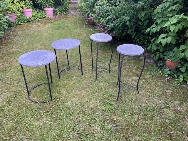 bloemen / bijzet tafeltjes, Huis en Inrichting, Woonaccessoires | Zuilen en Pilaren, Ophalen, Gebruikt