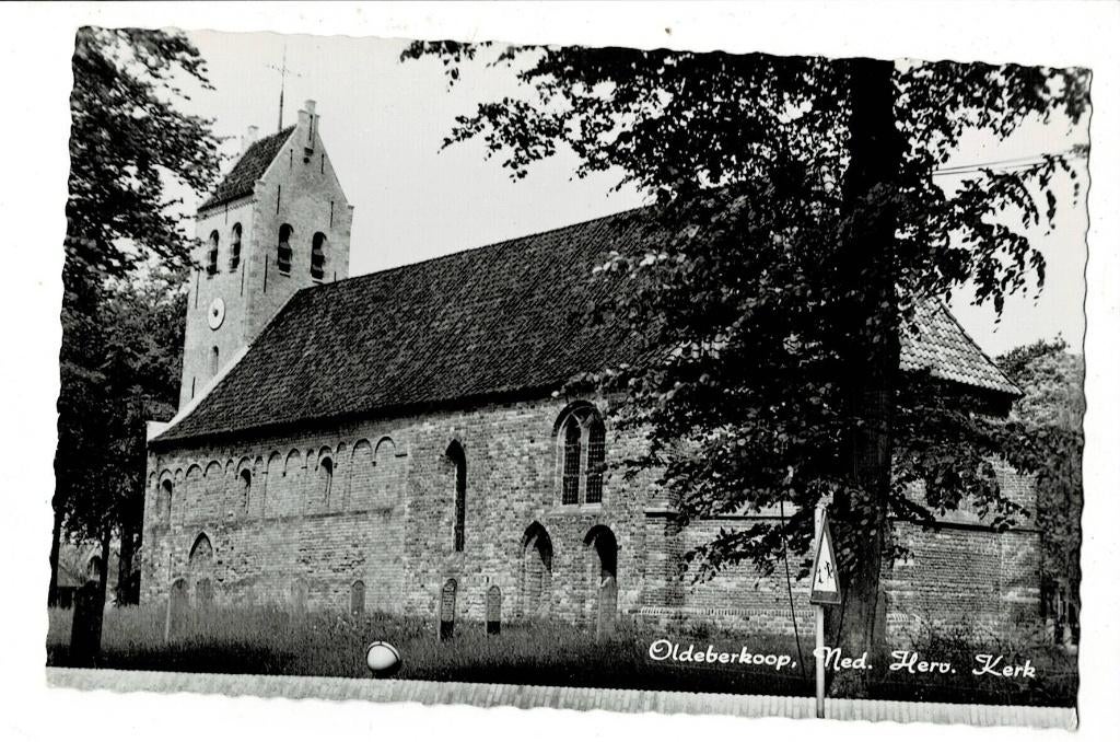 Oldeberkoop, Kerk, Ophalen of Verzenden, Ongelopen, Friesland