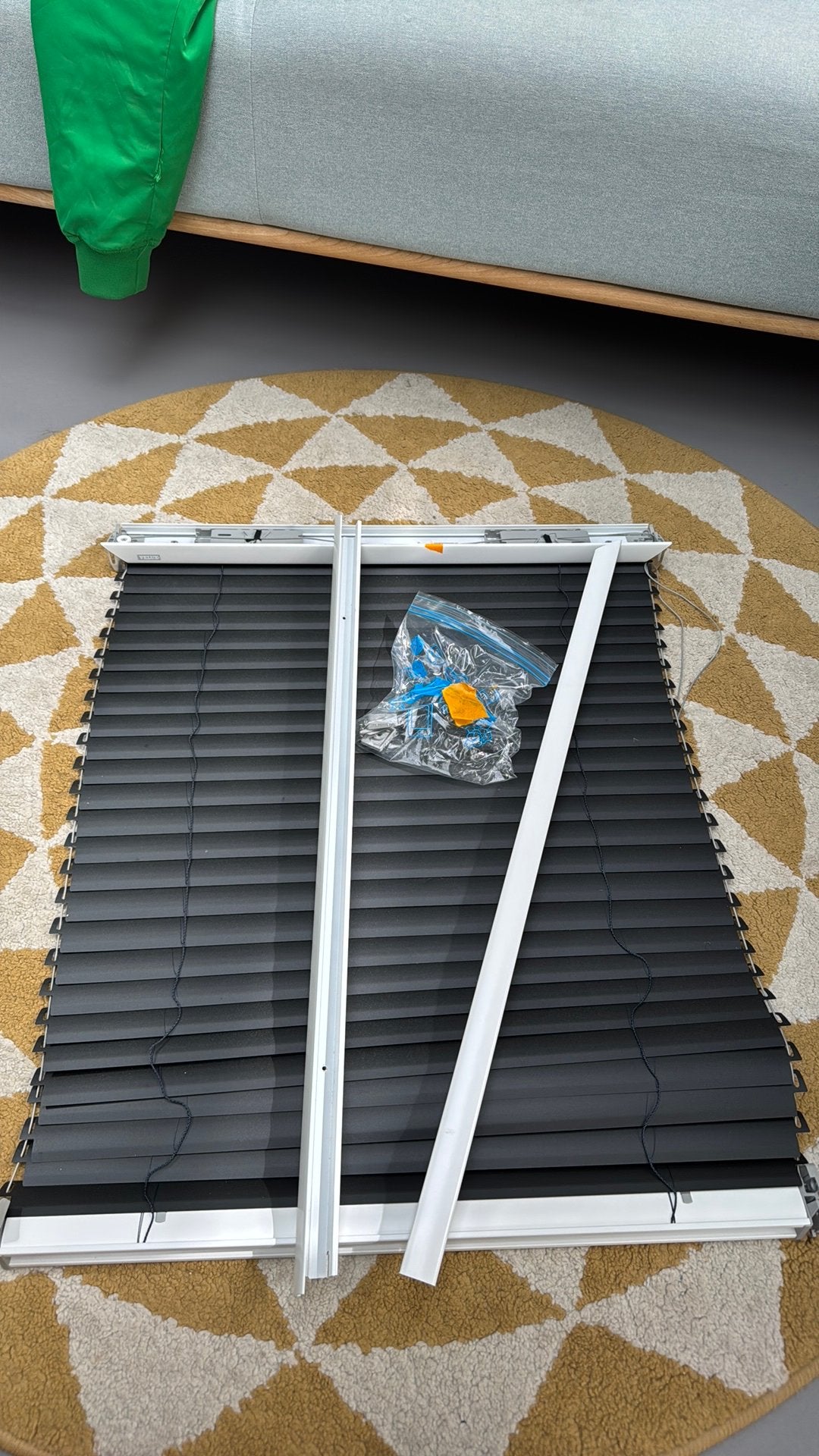 Velux jaloezie, PAL M04, Matzwarte lamellen, witte afwerking, Jaloezie, Overige merken, Metaal, Ophalen of Verzenden