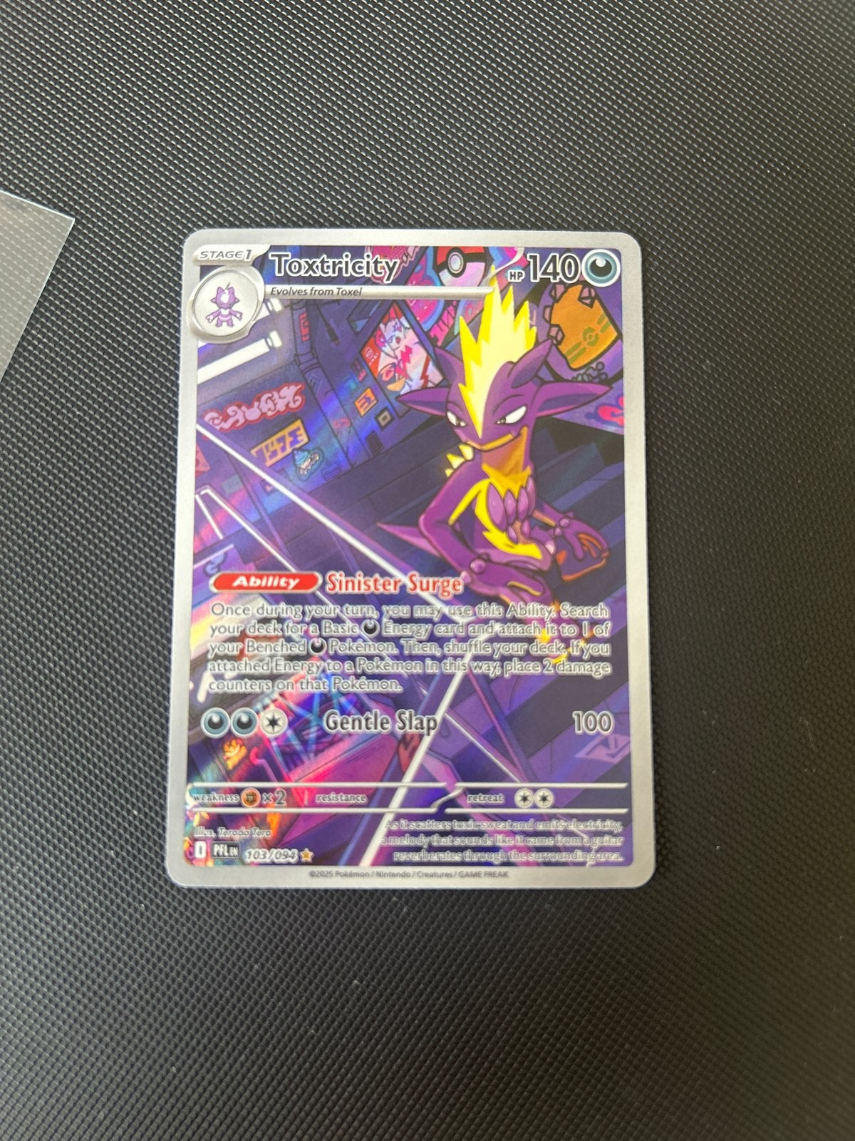 Toxtricity pfl103/094 - Pokémon Kaart, Ophalen of Verzenden, Zo goed als nieuw, Losse kaart