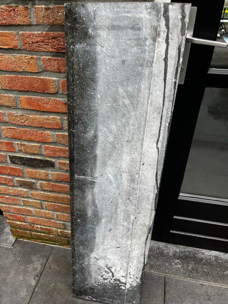 Arduin steen - 115x31cm - Blauwe hardsteen, Ophalen, Gebruikt, Overige metalen