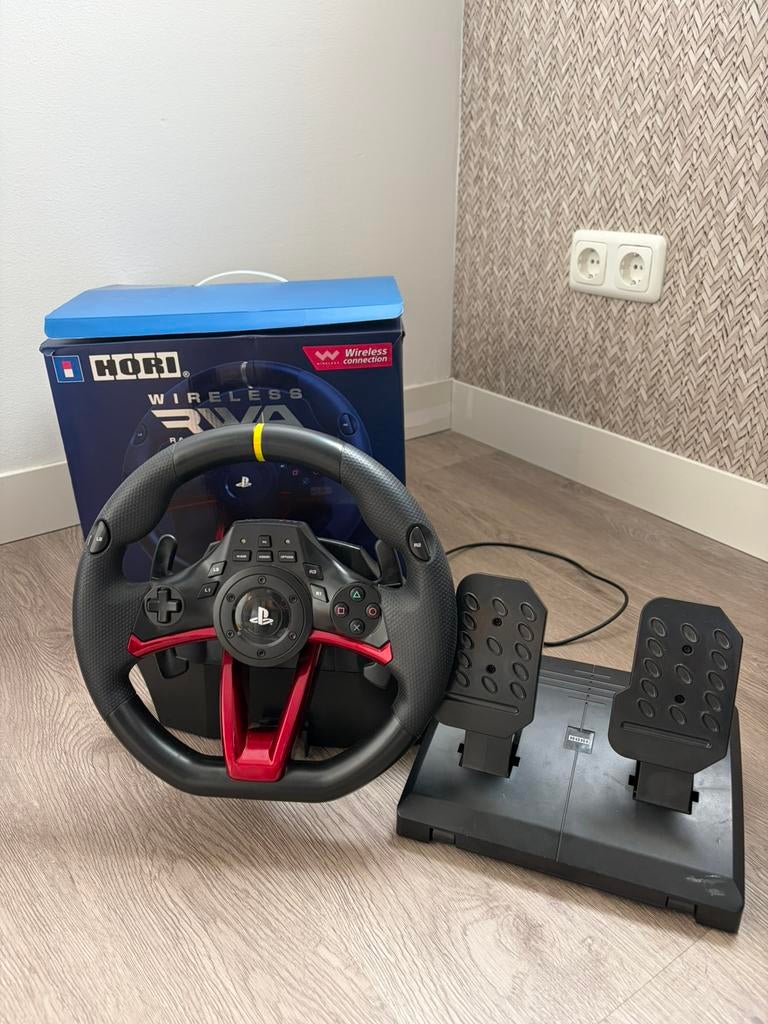 Hori Racing Wheel APEX PS4/PC, Ophalen of Verzenden, Zo goed als nieuw, PlayStation 4, Draadloos
