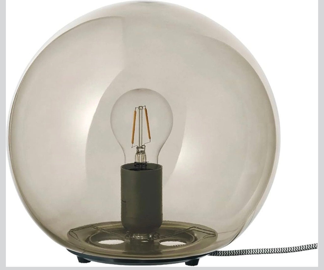 IKEA Fado Tafellamp - Modern Design Sfeerlamp, Huis en Inrichting, Grijs, IKEA, Met stekker, Modern