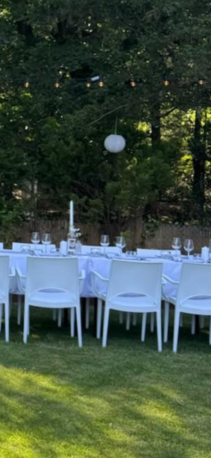 Terrasstoel Kunstof wit (nette stoelen 54 stuks, Tuin en Terras, Tuinsets en Loungesets, Ophalen, Zo goed als nieuw, Kunststof