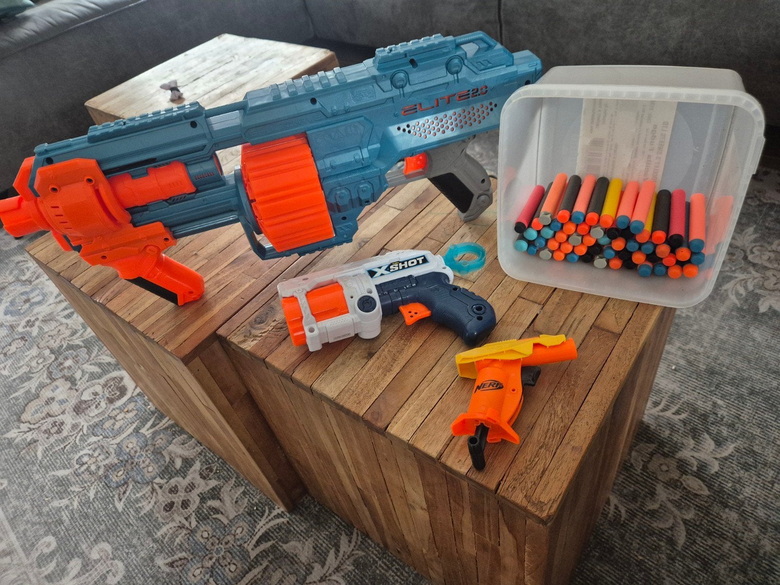 Nerf Elite 2.0 Blaster Set met extra pijltjes, Ophalen of Verzenden, Zo goed als nieuw, Jongen of Meisje