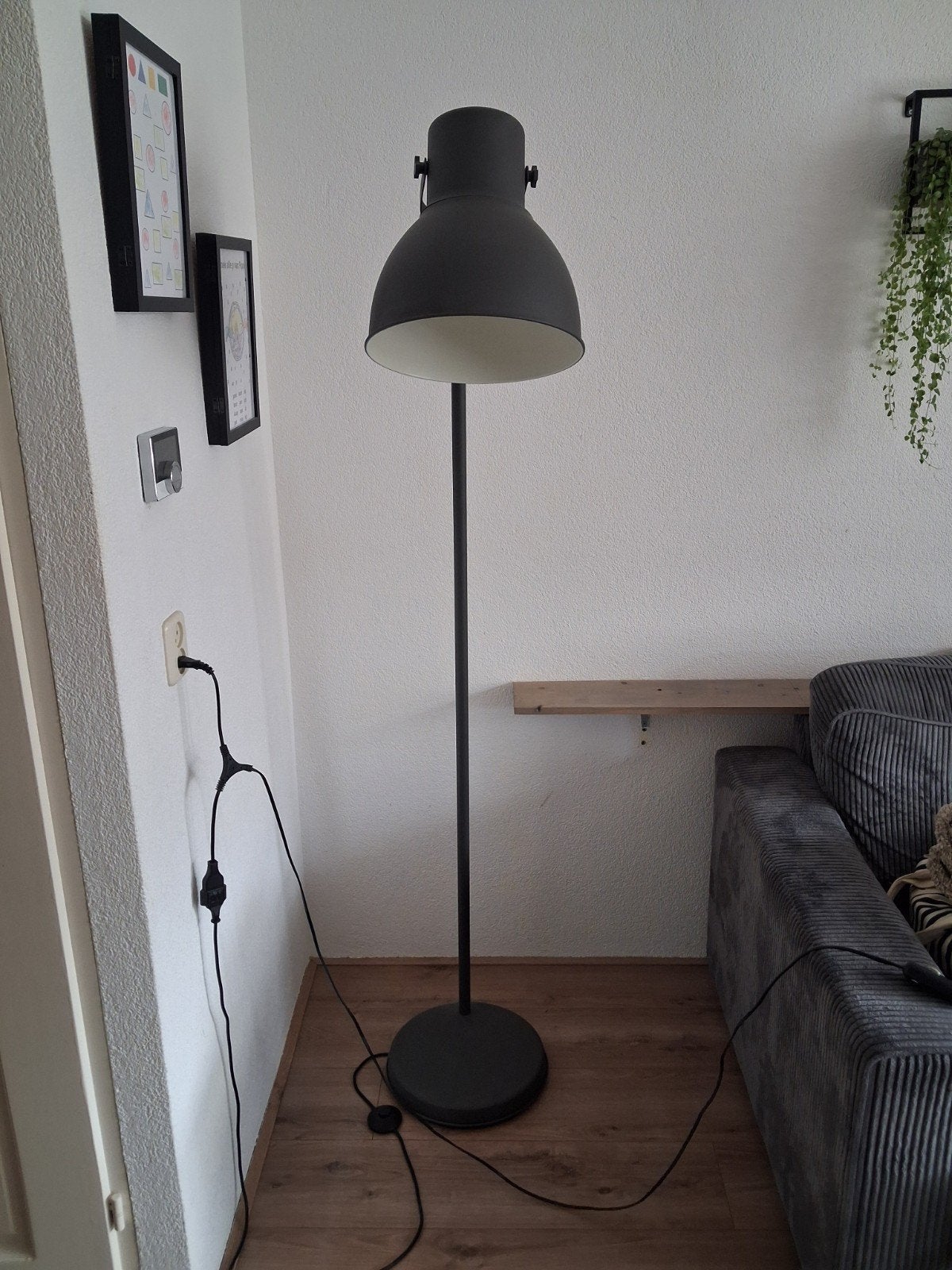 IKEA Hektar Lampen Set: Wand, Hang en Staande Lamp, Ophalen, E27 (groot), Industriële, Metaal