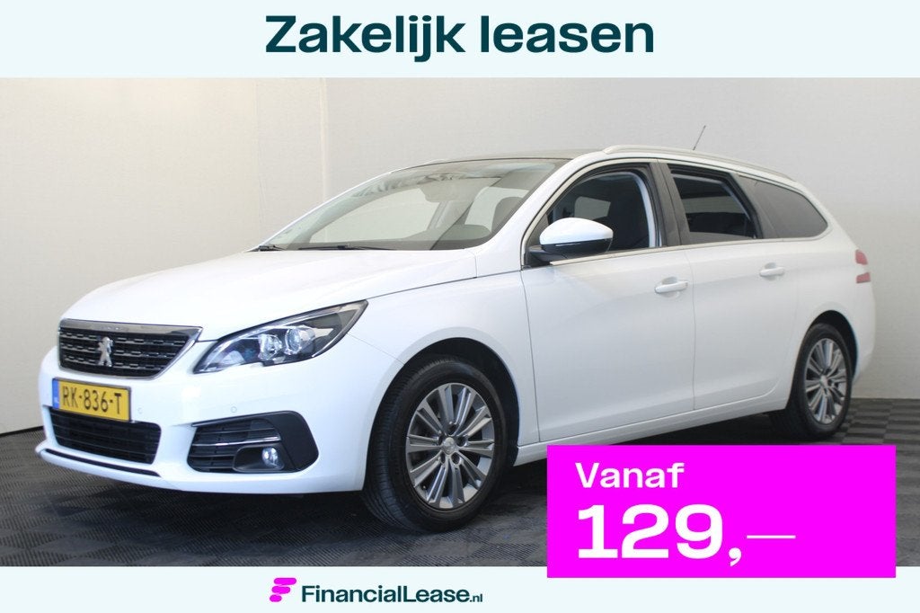 Peugeot 308 SW 1.2 PureTech Blue Lease Premium |Pano|Navi|Ca, Auto's, Peugeot, Bedrijf, Lease, Financial lease, ABS, Achteruitrijcamera