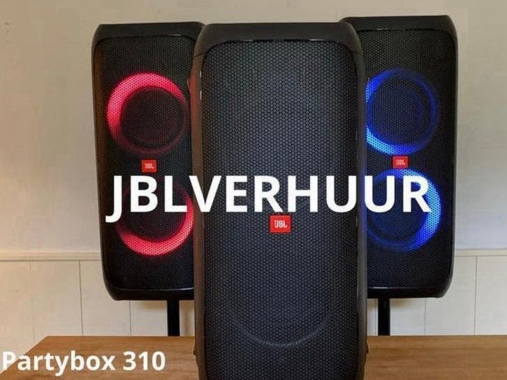 JBL PARTYBOX HUREN ~ 2 dagen ~ incl. microfoons ~ BRABANT, Ophalen, Zo goed als nieuw, Overige accessoires