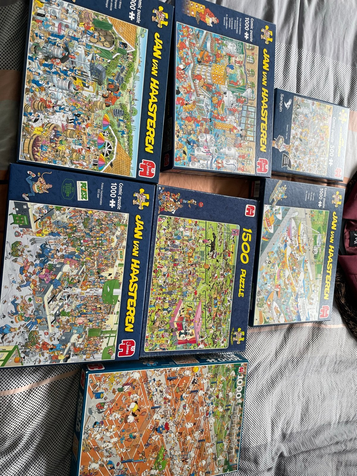 Jan van Haasteren Puzzels - Diverse Aantallen Stukjes, Hobby en Vrije tijd, Denksport en Puzzels, Ophalen of Verzenden, 500 t/m 1500 stukjes