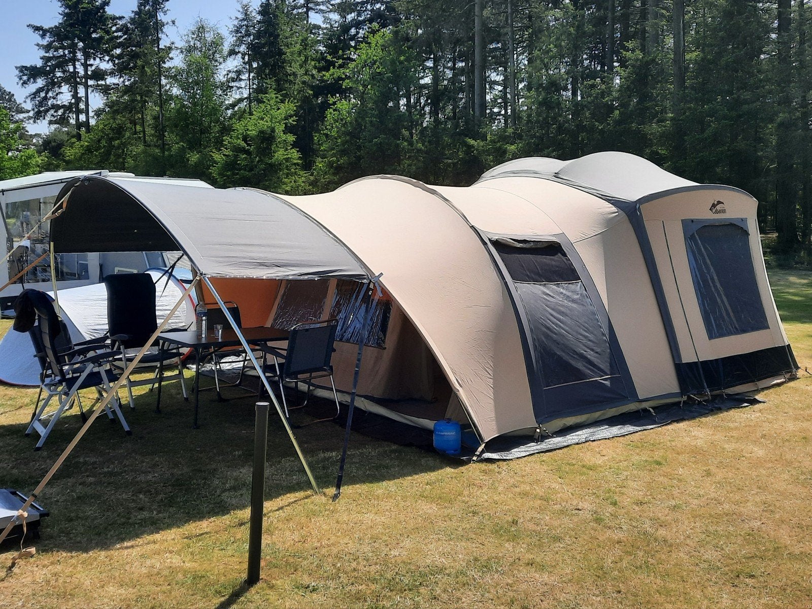 Cabanon Tabora vouwwagen goede staat en zeer compleet, Ophalen, Beige, Tot en met 4, Cabanon