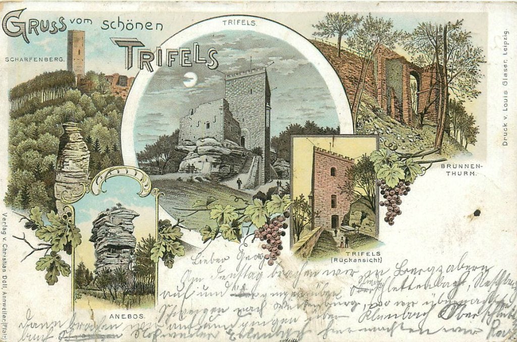 701-256-033 Trifels Litho, Verzenden, Voor 1920, Duitsland