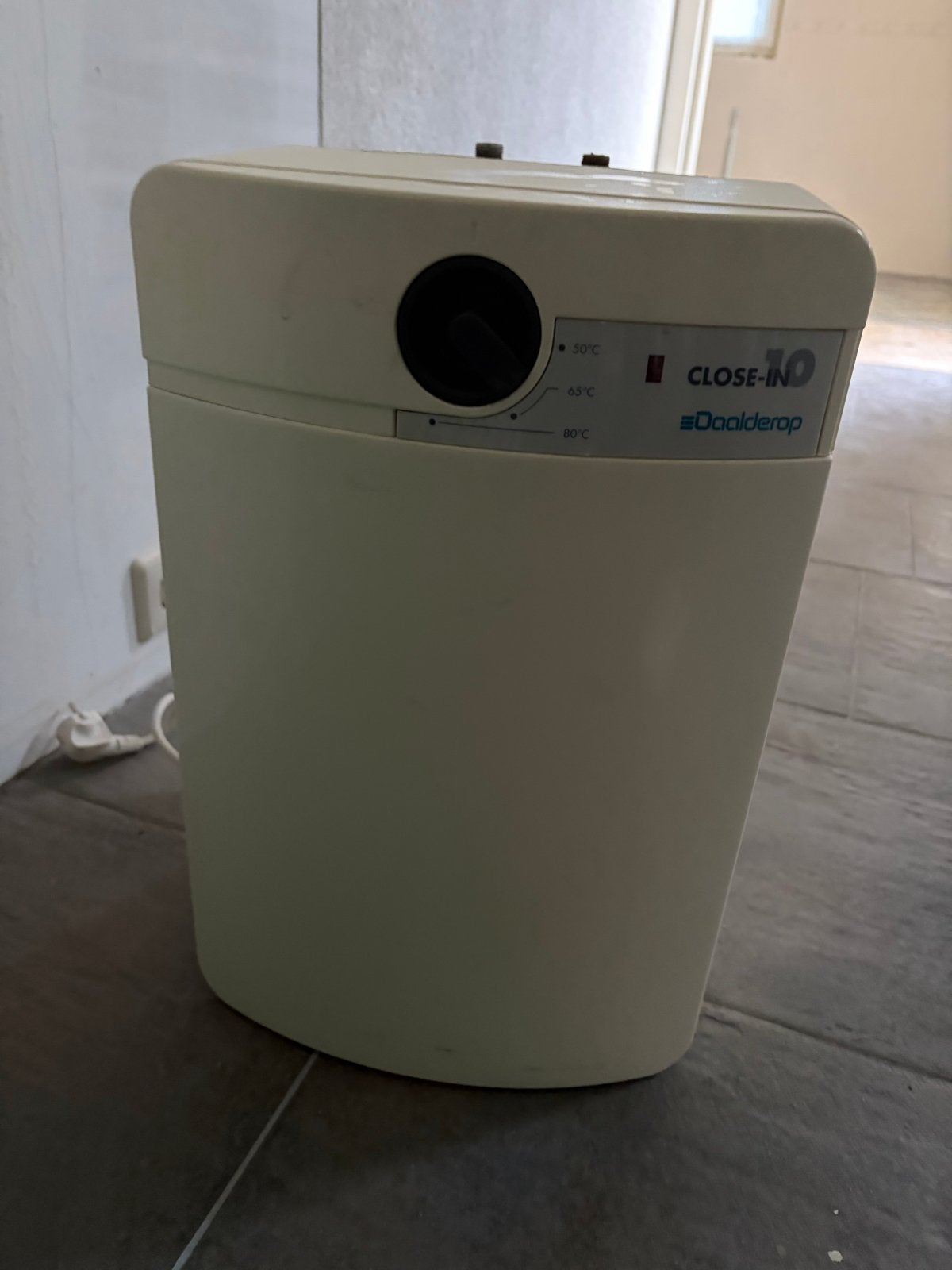 Daalderop Close-in 10 liter boiler, Ophalen, Gebruikt, Aardgas, Boiler
