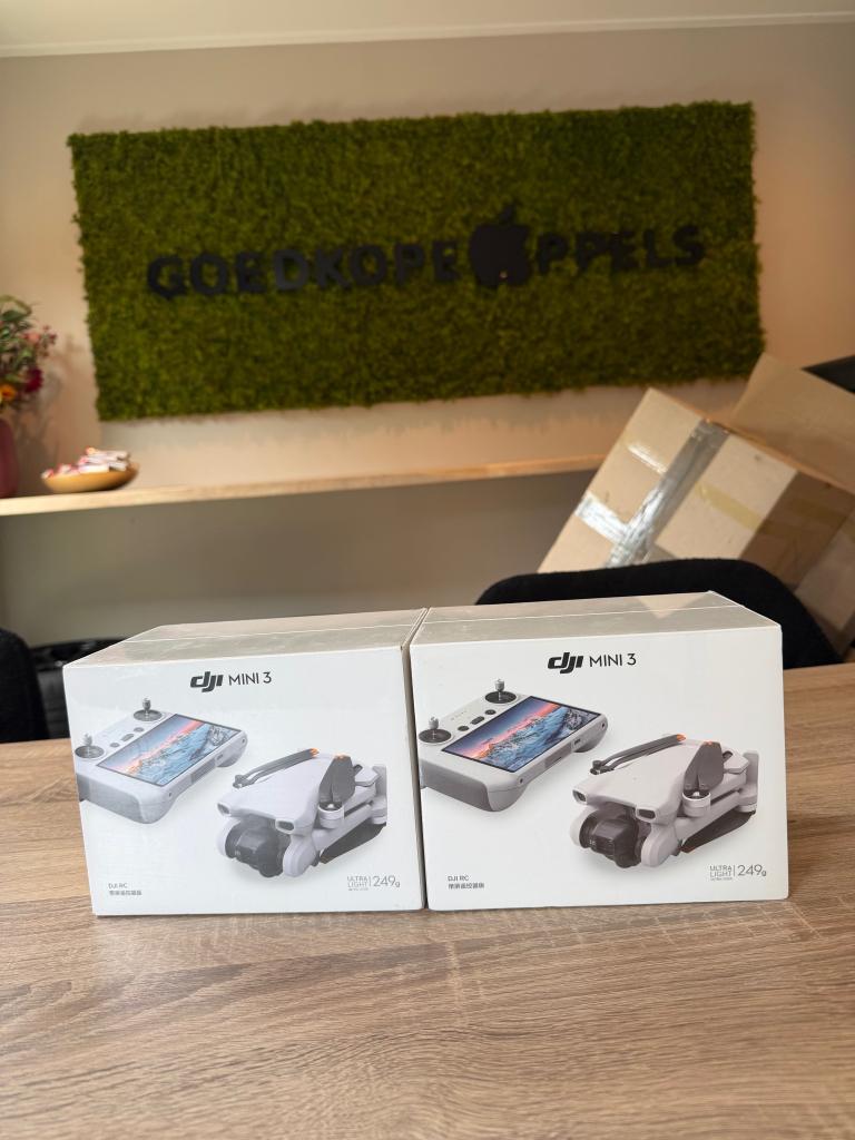 DJI Mini 3 met RC | nieuw/geseald, Audio, Tv en Foto, Drones, Ophalen