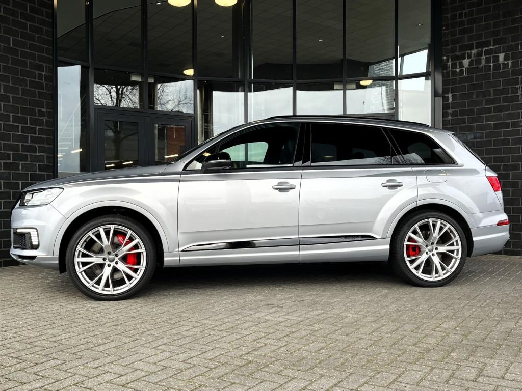 Audi Q7 3.0 TDI E-TR. Q. S-LINE - ORG. NL. - VOLL. HISTORIE, Auto's, Audi, Automaat, Gebruikt, 2800 kg, Leder