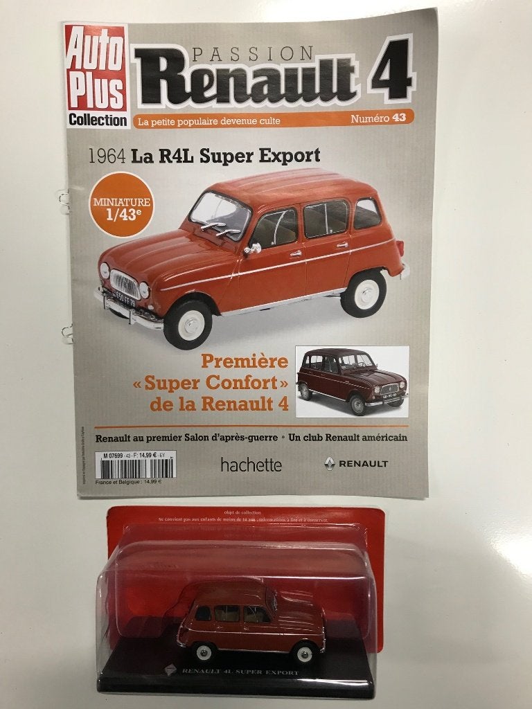 Renault 4L Super Export 1964 model & naslagwerkje, Ophalen of Verzenden, Nieuw, Auto, Overige merken