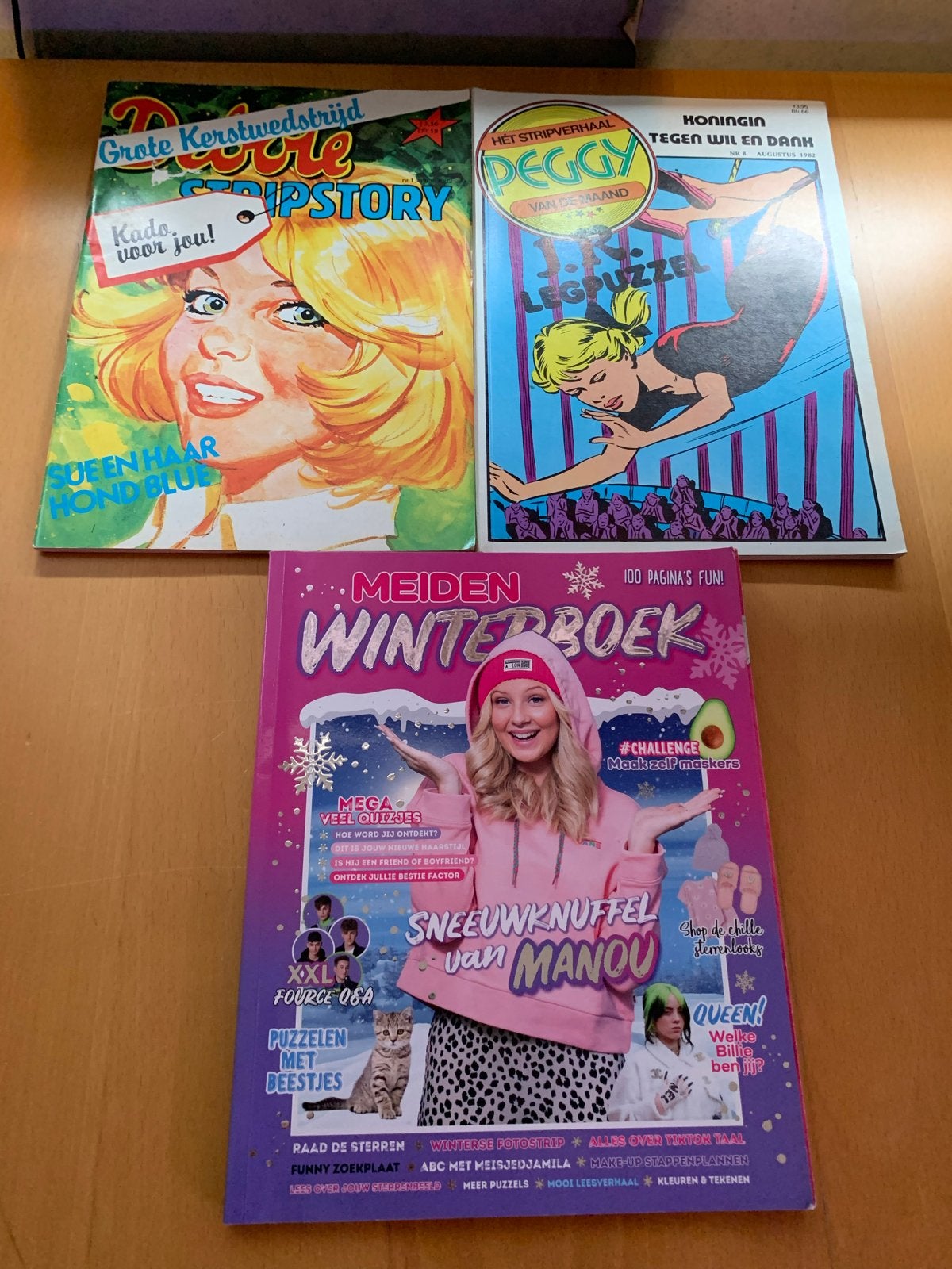 Meiden Winterboek, Peggy en Grote Kerstwedstrijd, Ophalen of Verzenden, Gelezen