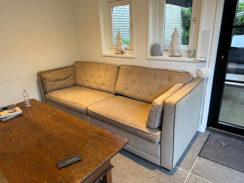 Comfortabele 3-zits bank, zgan Hofstede Raanhuis, Huis en Inrichting, Banken | Bankstellen, Ophalen, Driepersoons, 75 tot 100 cm