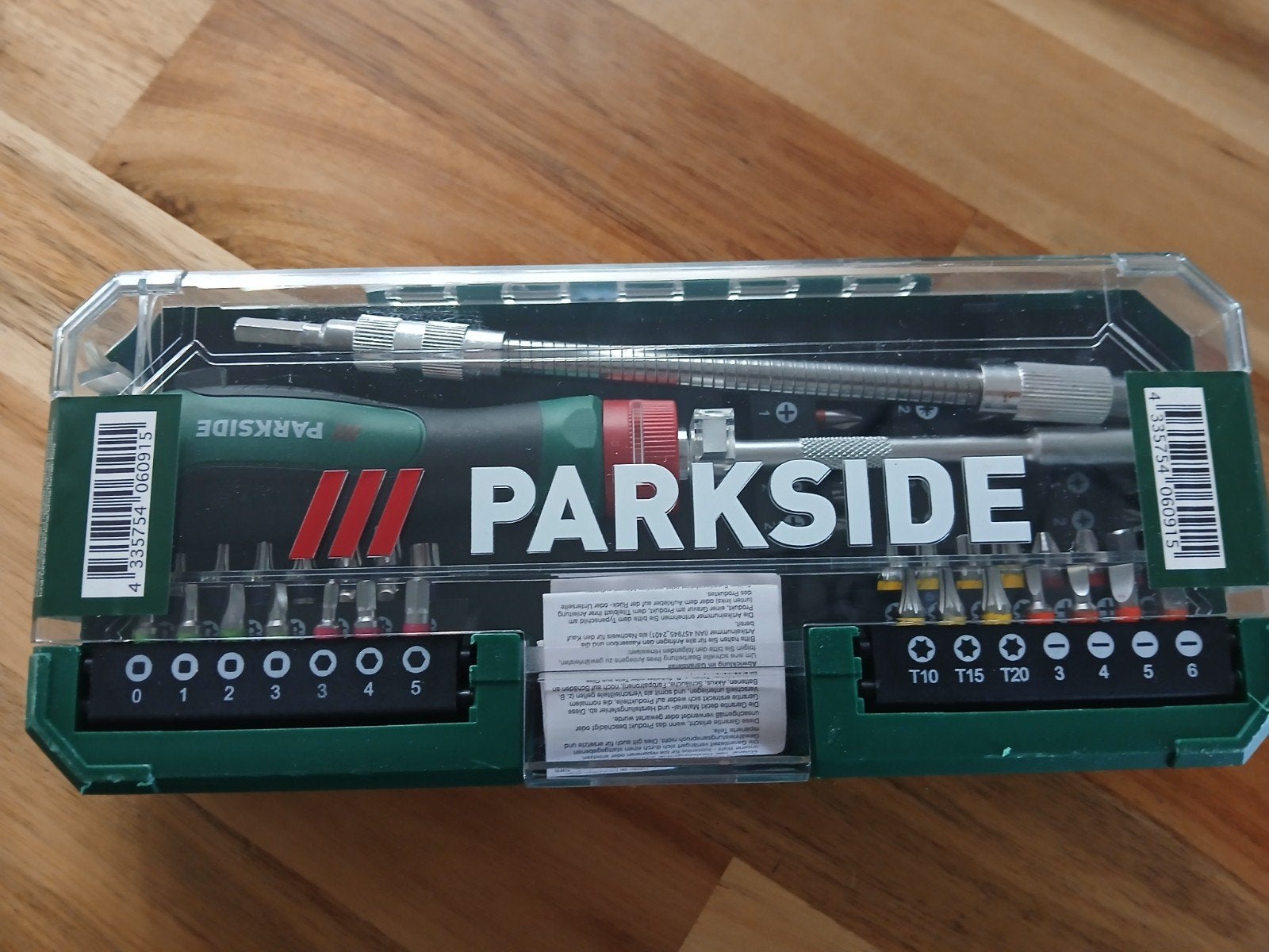 Parkside 43-delige ratelschroevendraaier set, Ophalen of Verzenden, Nieuw