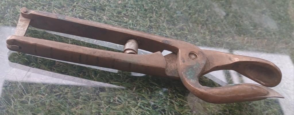 Vintage Koperen Schoenmakers Tang - Antiek Gereedschap, Ophalen of Verzenden