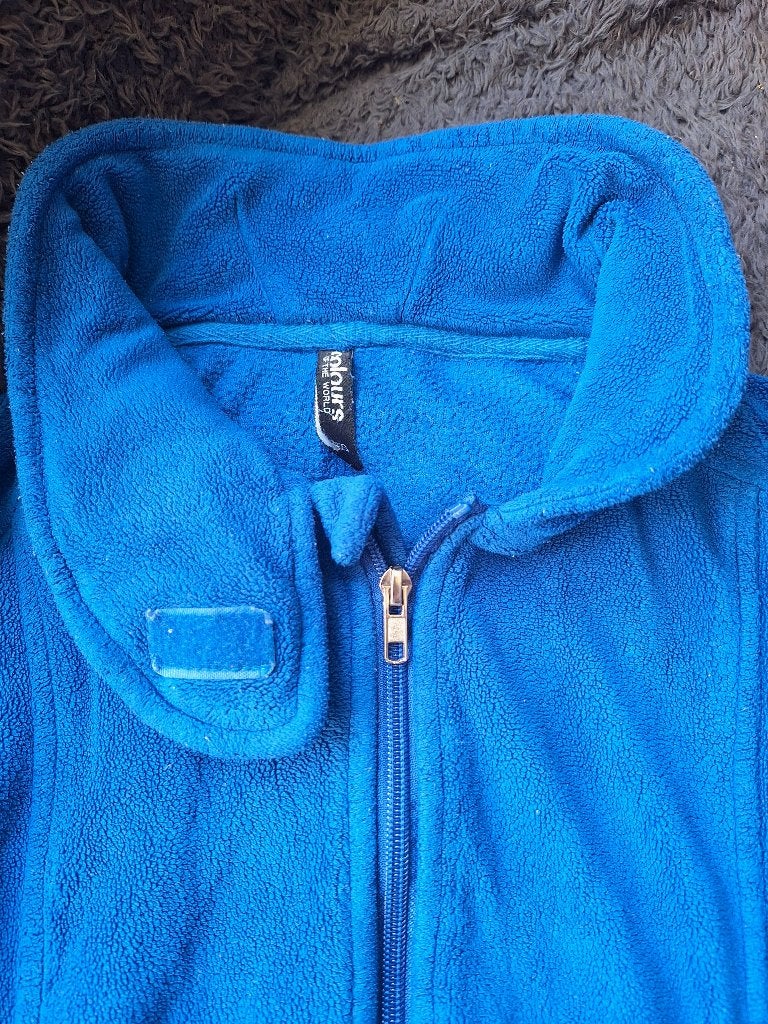 Kobalt blauw fleece vest mt. S, Ophalen of Verzenden, Zo goed als nieuw, Maat 36 (S), Blauw