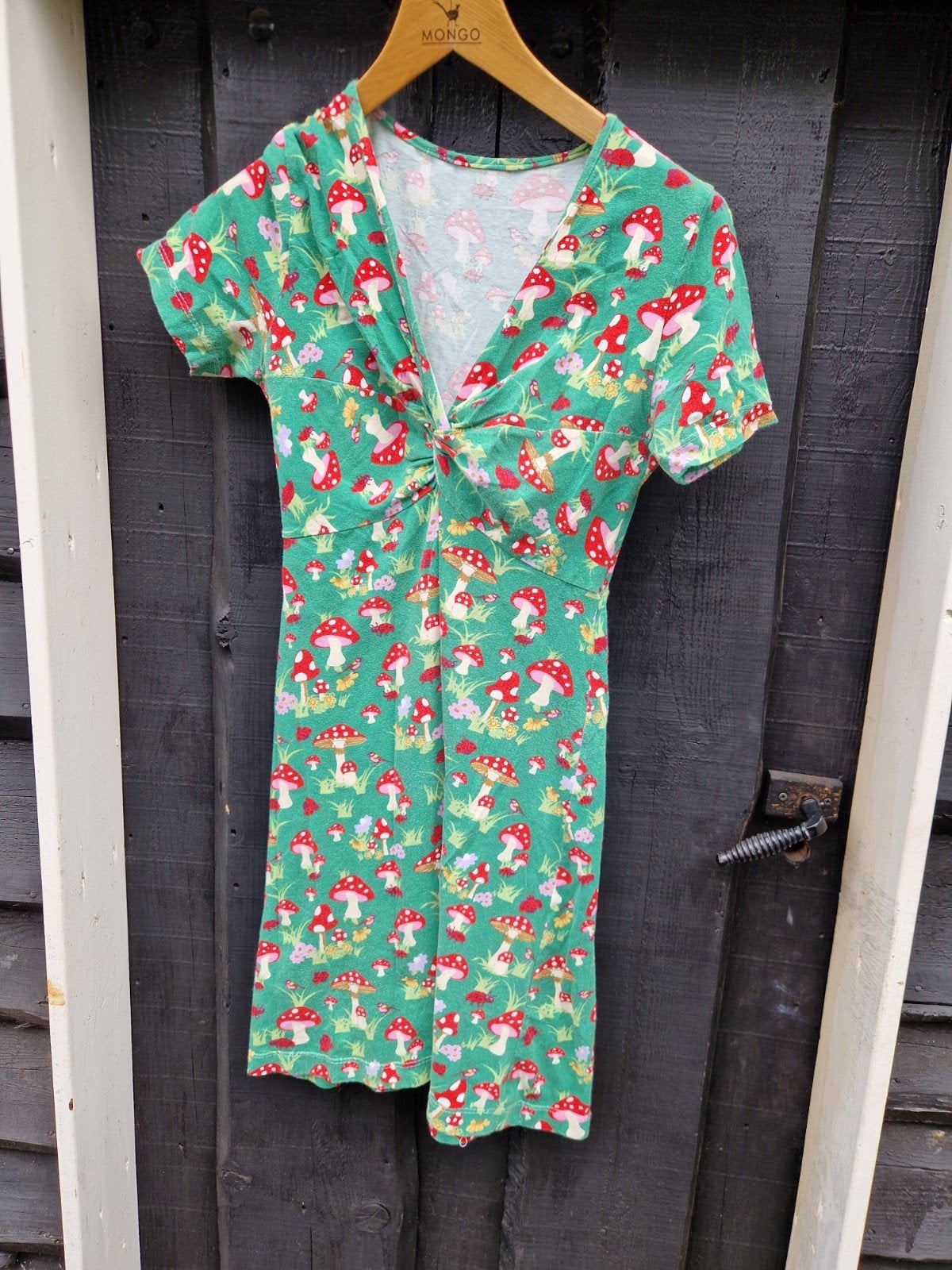 JURKJE 🍄 MAAT L PADDENSTOEL, Kleding | Dames, Ophalen of Verzenden, Maat 42/44 (L), Groen, Boven de knie