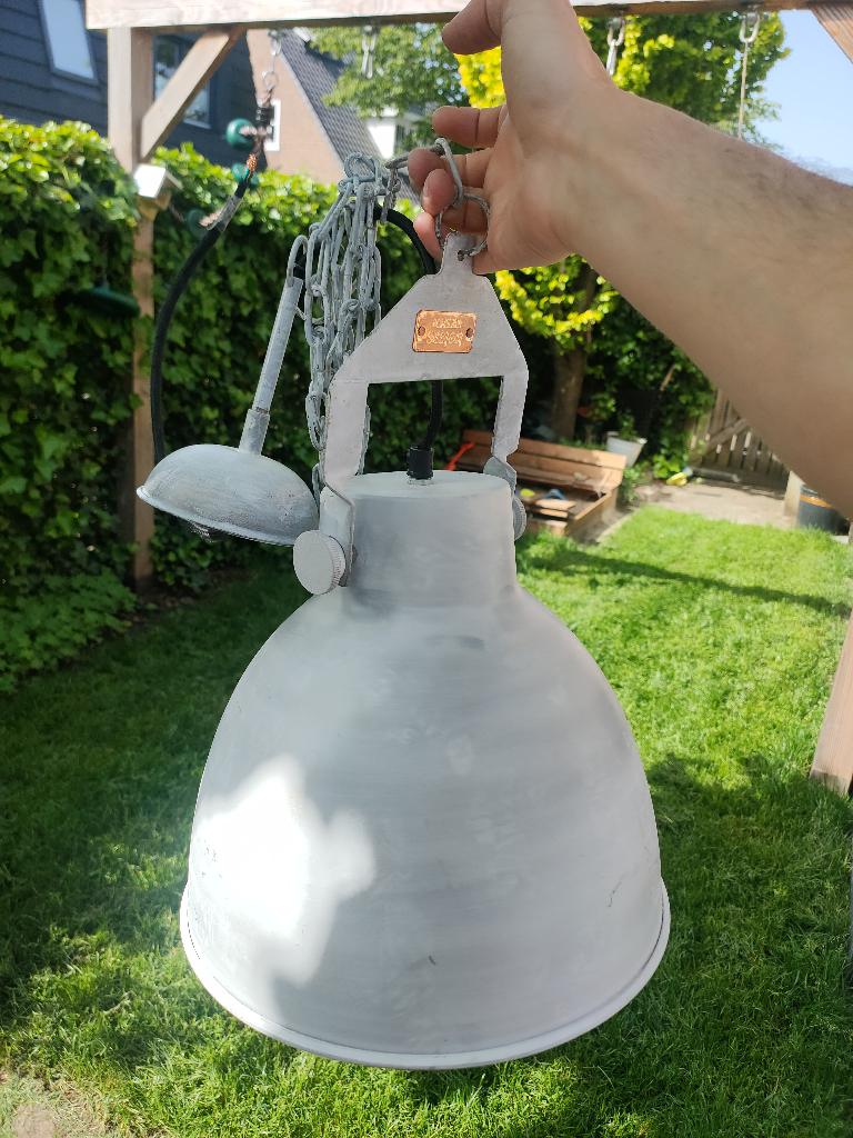 Industriële lamp sissyboy, Huis en Inrichting, Ophalen of Verzenden, Gebruikt, Metaal, Minder dan 50 cm