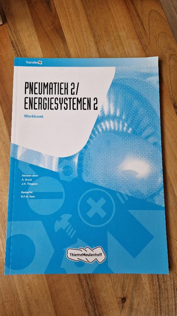 Pneumatiek  2 Energiesystemen 2 Werkboek, Zo goed als nieuw, Drost timpers, Ophalen, Metaaltechniek