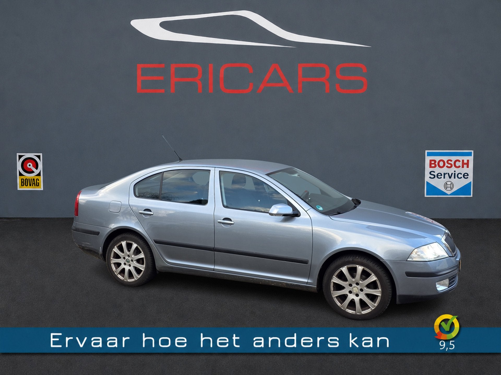 Skoda Octavia 1.6 Comfort AIRCO CV LM (bj 2004), Voorwielaandrijving, Gebruikt, Zwart, 4 cilinders