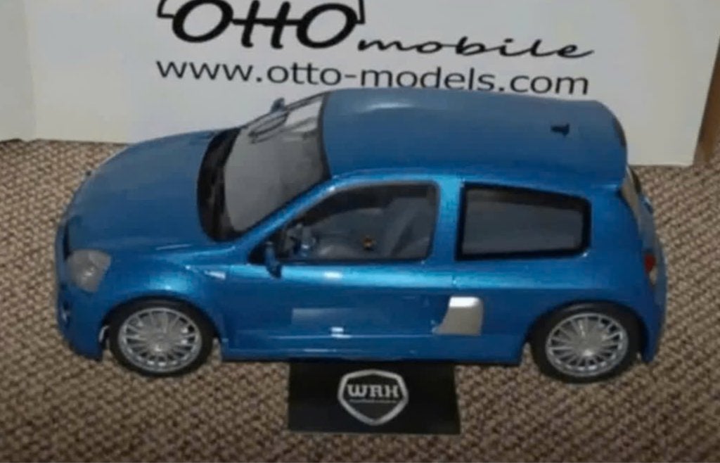 1:12 RENAULT CLIO 2 PHASE 2 V6 blue G067 Otto mobile WRH, Verzenden, Zo goed als nieuw, 1:9 t/m 1:12, Auto