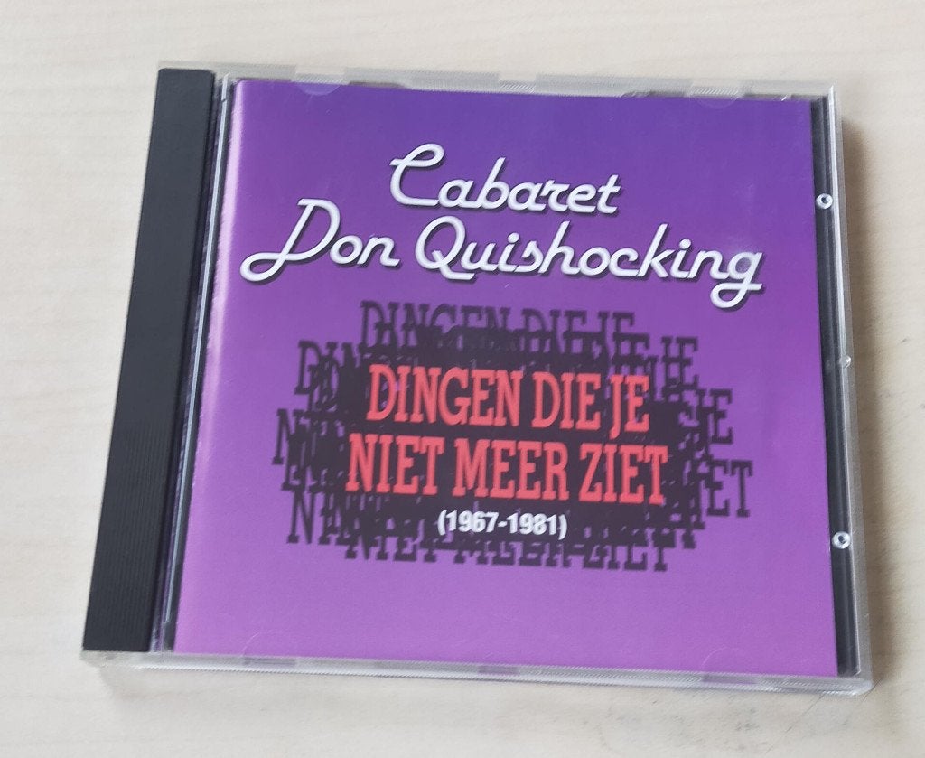 Cabaret Don Quishocking - Dingen Die Je Niet Meer Ziet CD, Ophalen of Verzenden, Gebruikt
