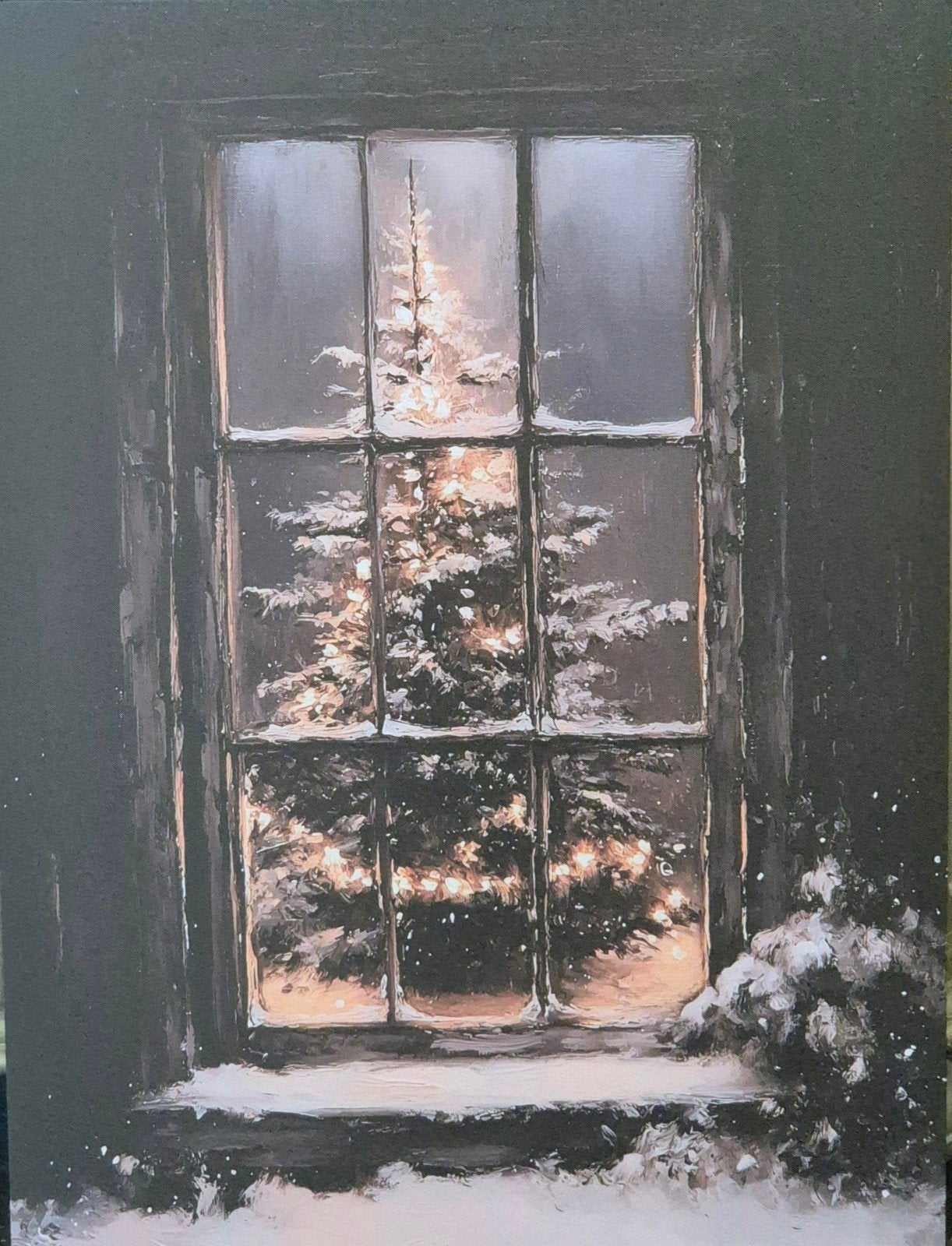 Sfeervolle Kerst Canvas Schilderijen - 80x60 cm, Onbekend@voorbeeld.com, Onbekend, Nieuw, Ophalen of Verzenden