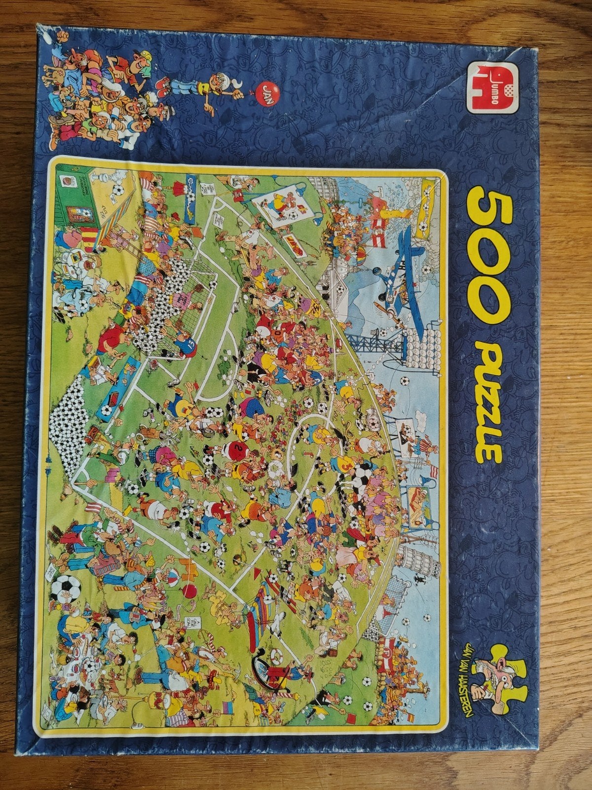 Jan van Haasteren Puzzels: Voetbal,Garage,Winter,Ziekenhui, Hobby en Vrije tijd, Ophalen of Verzenden, 500 t/m 1500 stukjes, Gebruikt