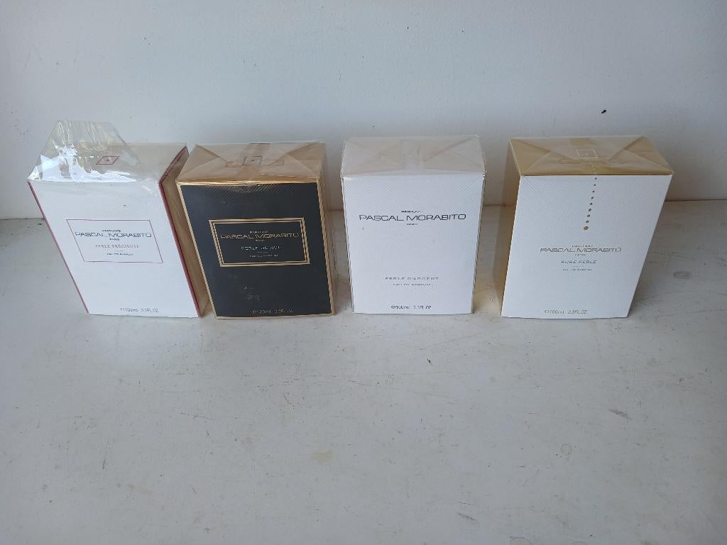 4 Pascal Morabito eau de parfum spray 100 ml., Verzamelen, Verzenden, Nieuw, Parfumfles, Gevuld