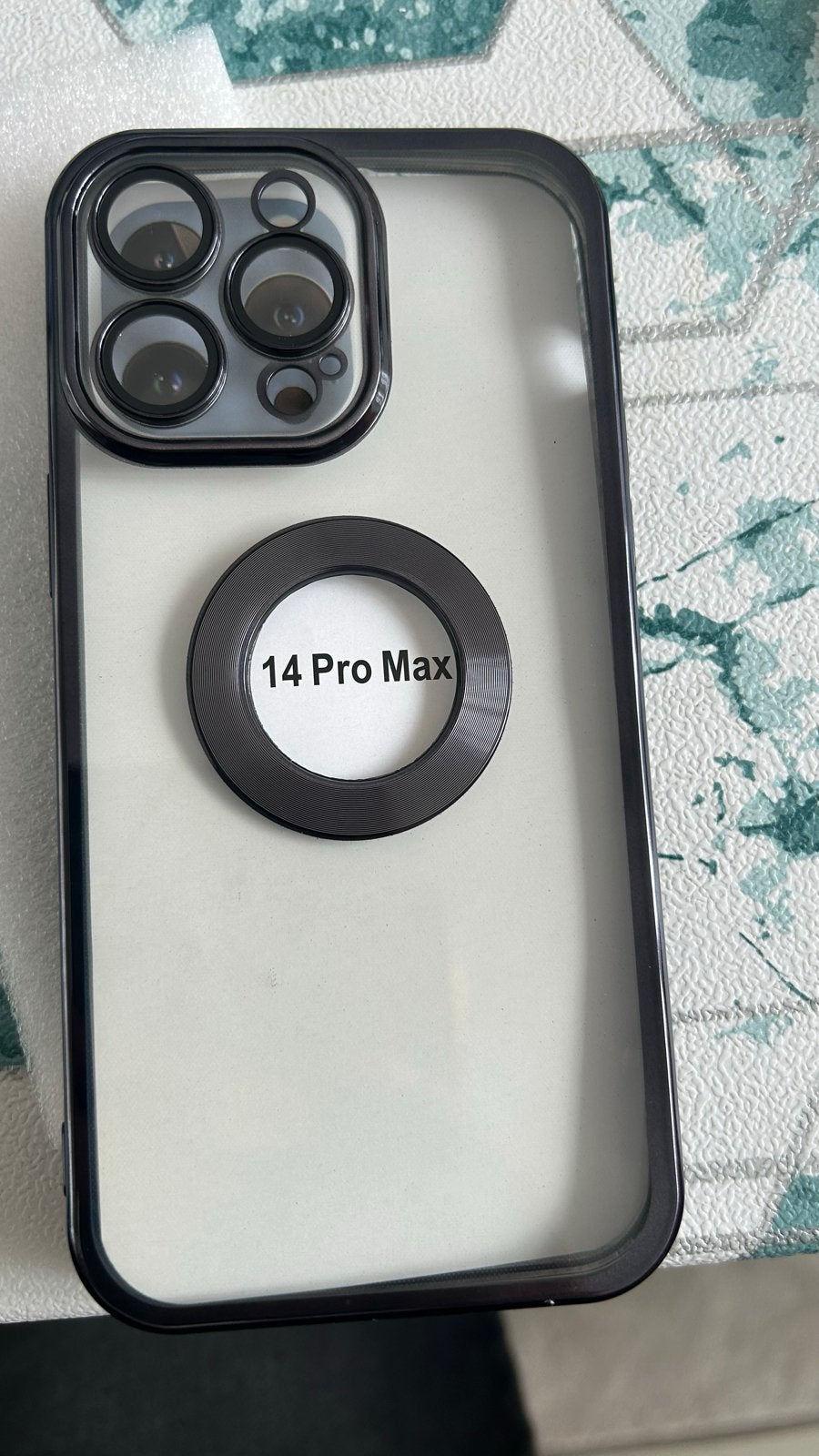 Transparant hoesje met camera bescherming voor iPhone 14 Pro