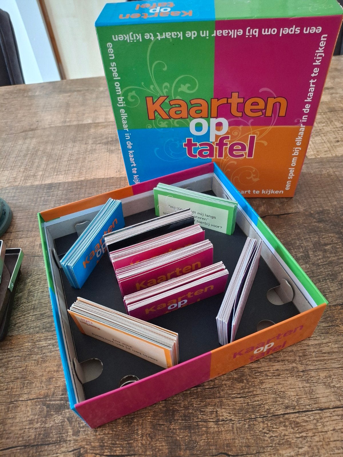kaarten op tafel, Ophalen of Verzenden, Gebruikt