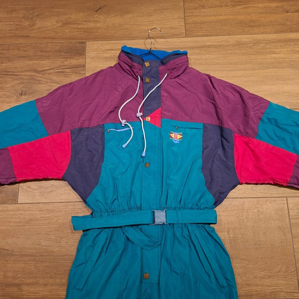 Vintage / retro 90s fout skipak maat L / 52 merk O2, Kleding | Heren, Maat 52/54 (L), Ophalen of Verzenden, O2, Gedragen