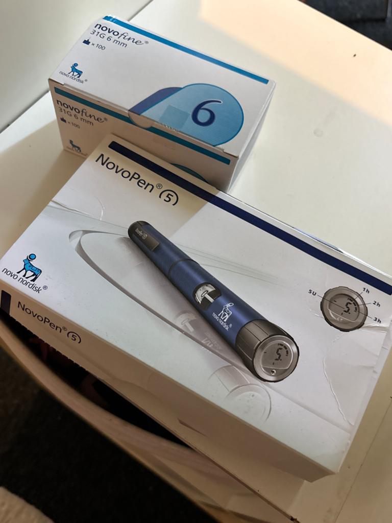 Novopen 5 met naalden ongebruikt, Diversen, Ophalen, Nieuw