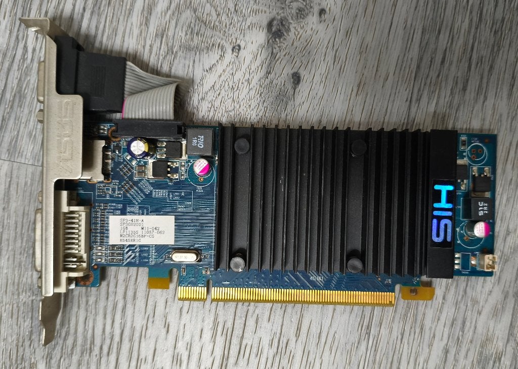 HIS ATI Radeon HD 5450 1GB DDR3, Computers en Software, Ophalen of Verzenden, Gebruikt, GDDR5, HDMI