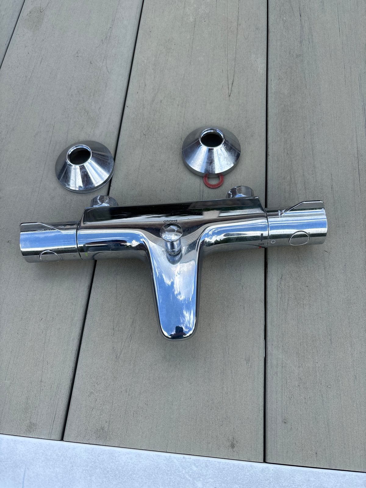 Grohe douche/ bad kraan, Ophalen of Verzenden, Gebruikt, Chroom, Douche