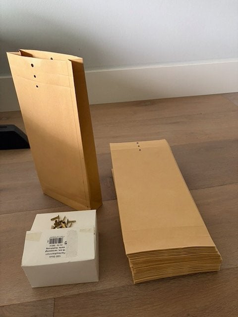 Partij papieren zakjes/verpakkingen, Ophalen, Nieuw