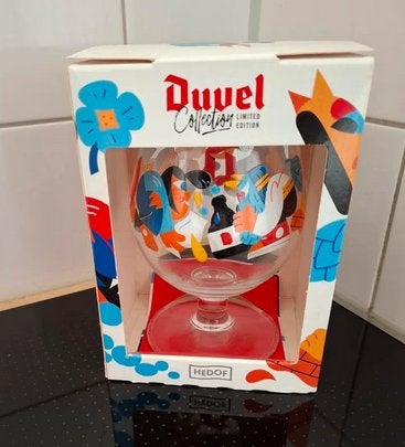 Limited Edition Duvel Bierglas te koop!, Ophalen, Zo goed als nieuw, Glas of Glazen, Duvel